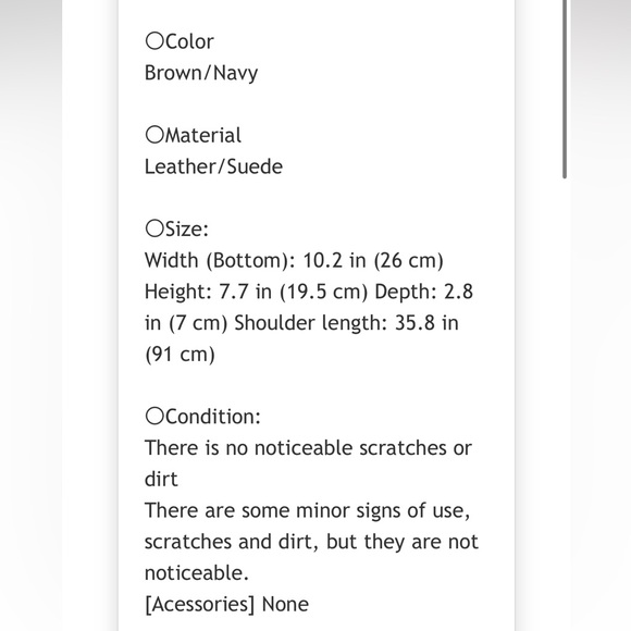 Gucci Navy Leather Bag with Gold Logo - Picture 10 of 10